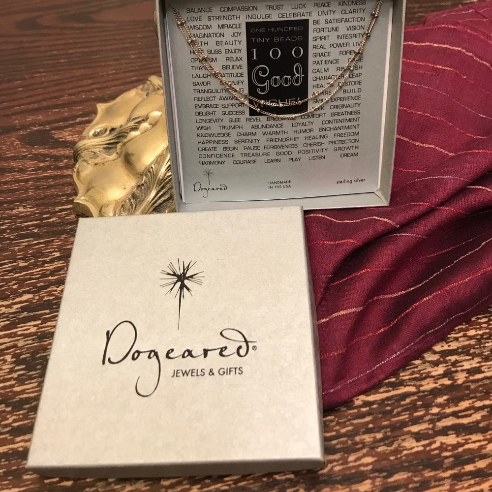 Dogeared Sterling Silver 100 Wishes Necklace